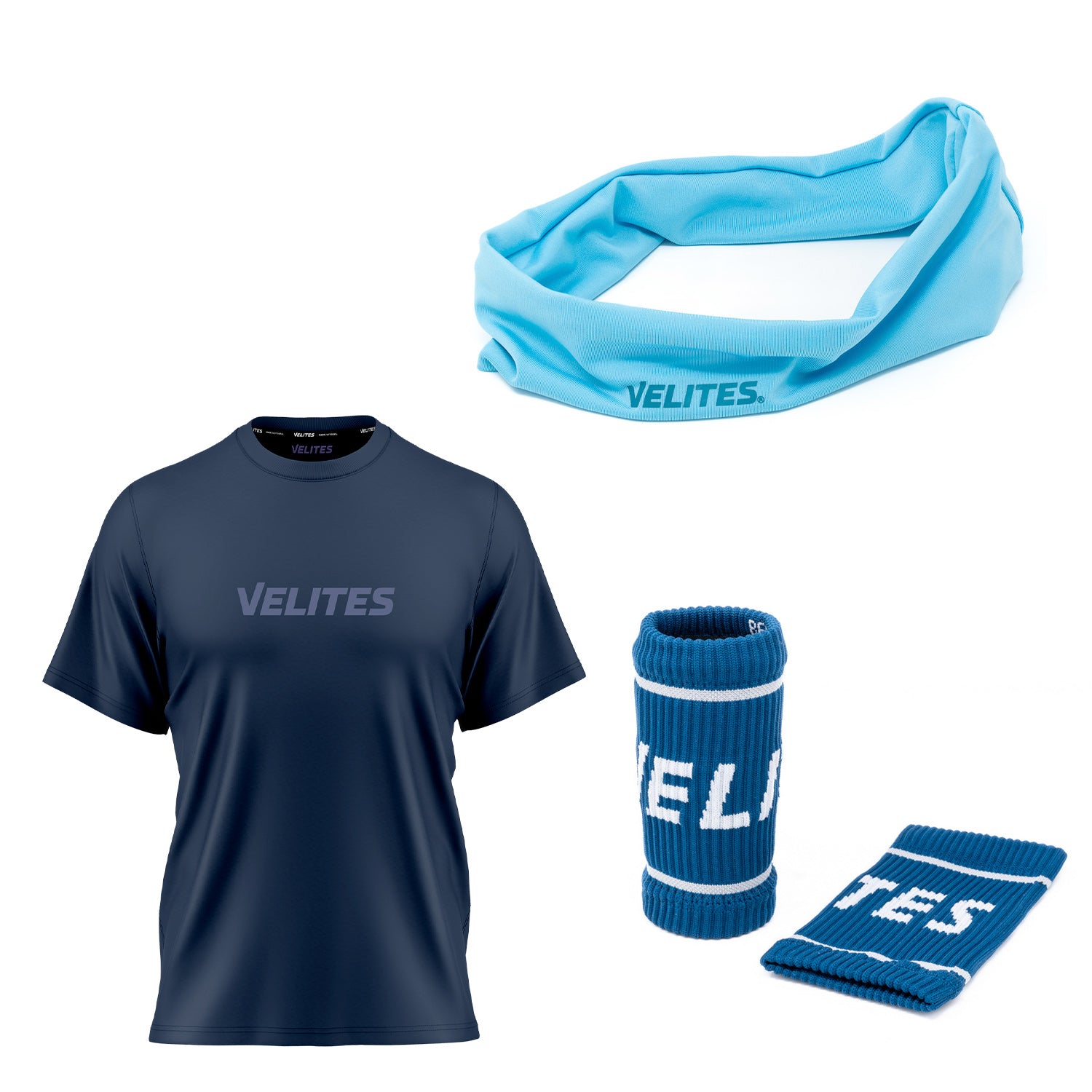 Pack de competición azul camiseta