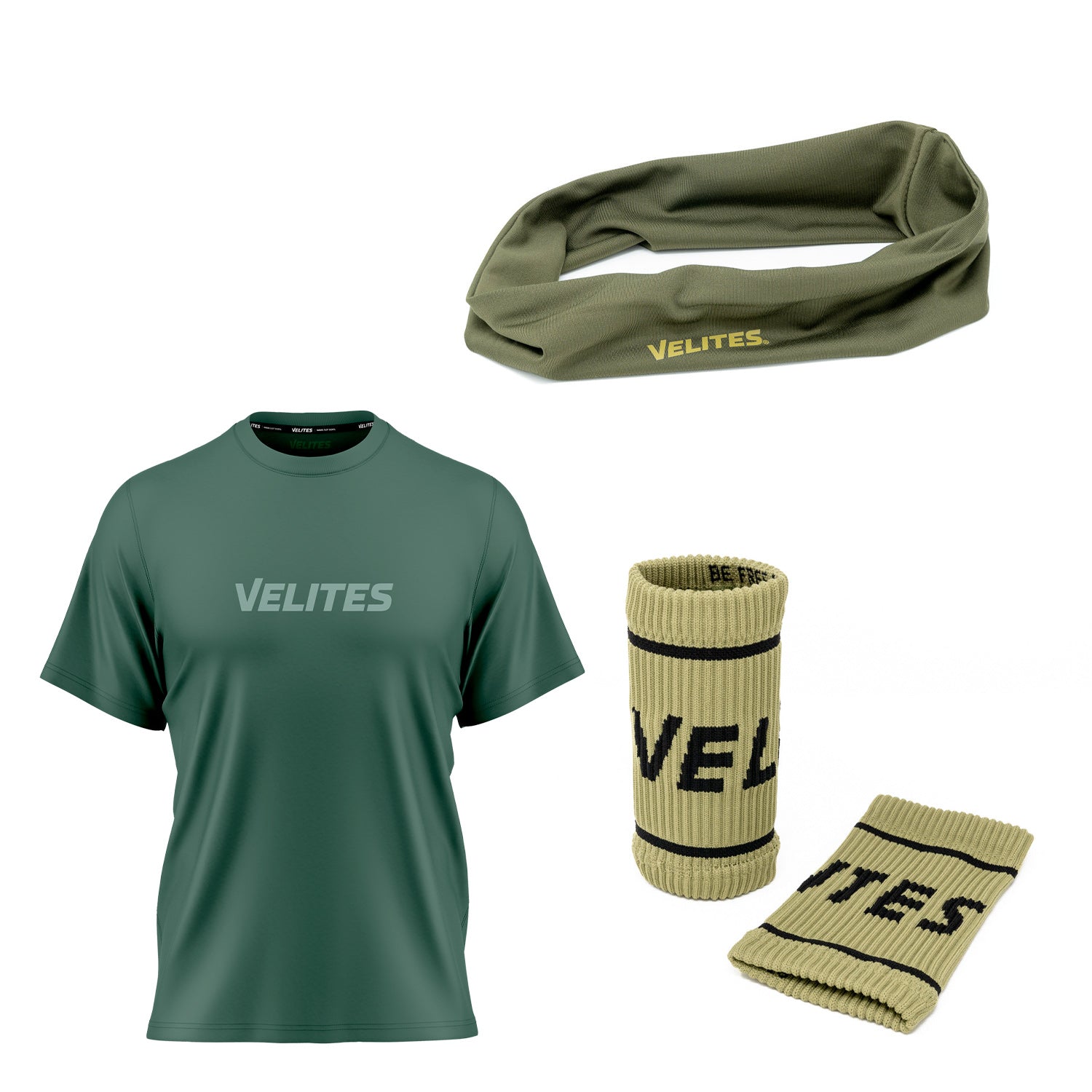 Pack de competición verde camiseta