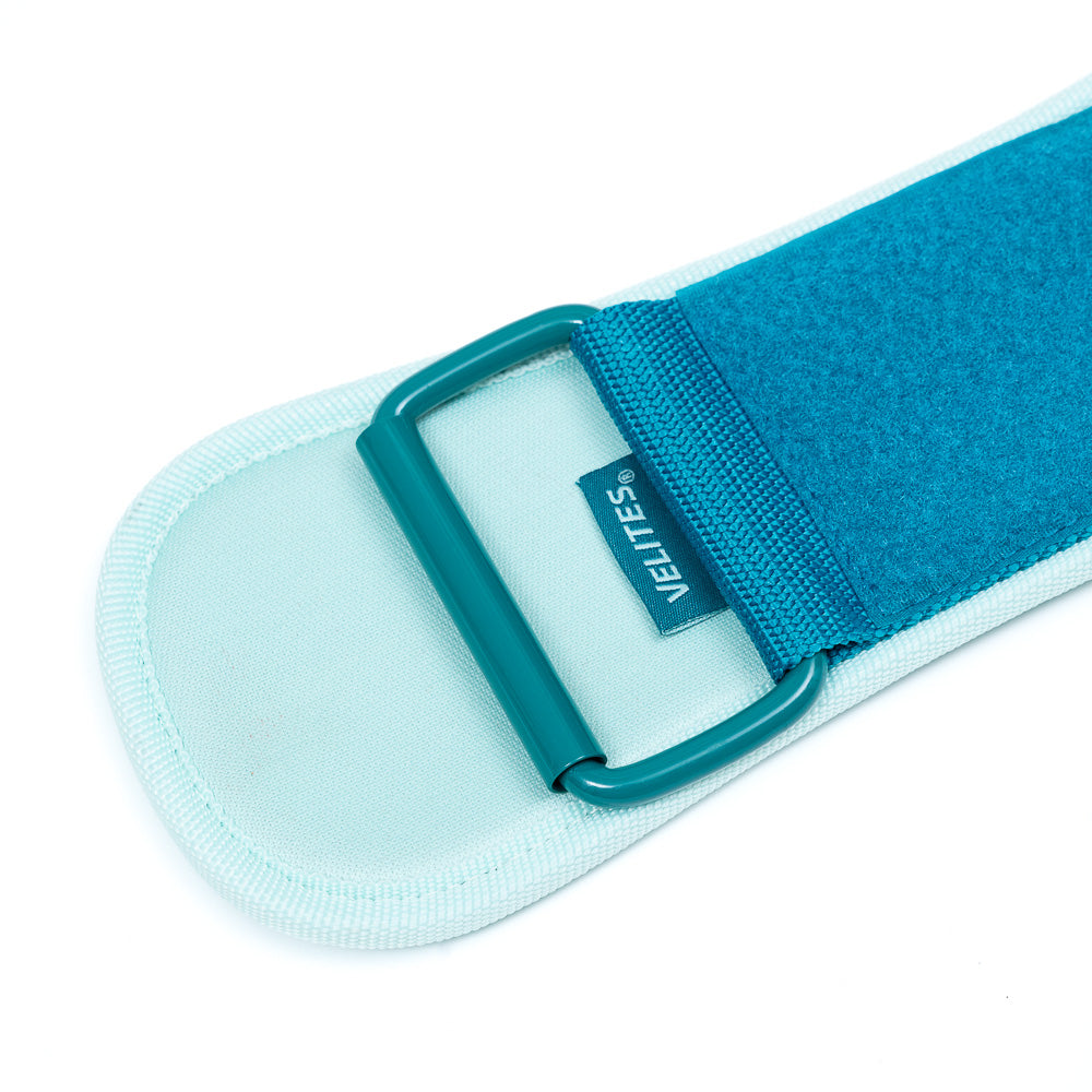 CINTURON DE HALTEROFILIA PERSONALIZABLE AZUL