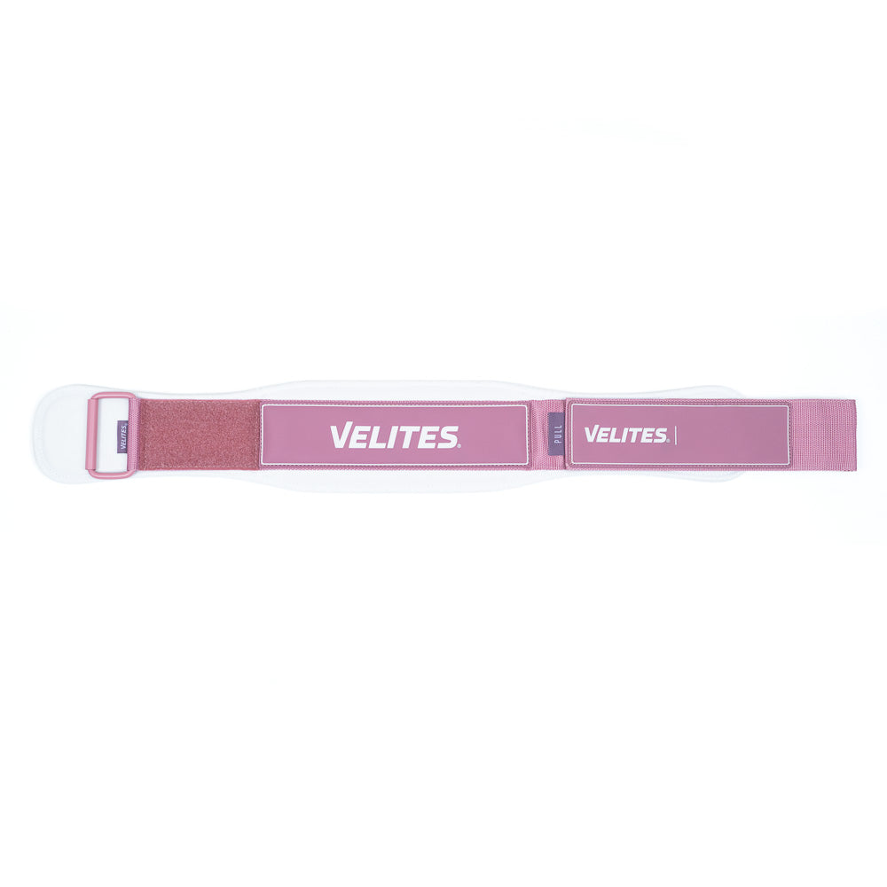 CINTURON DE HALTEROFILIA PERSONALIZABLE ROSA