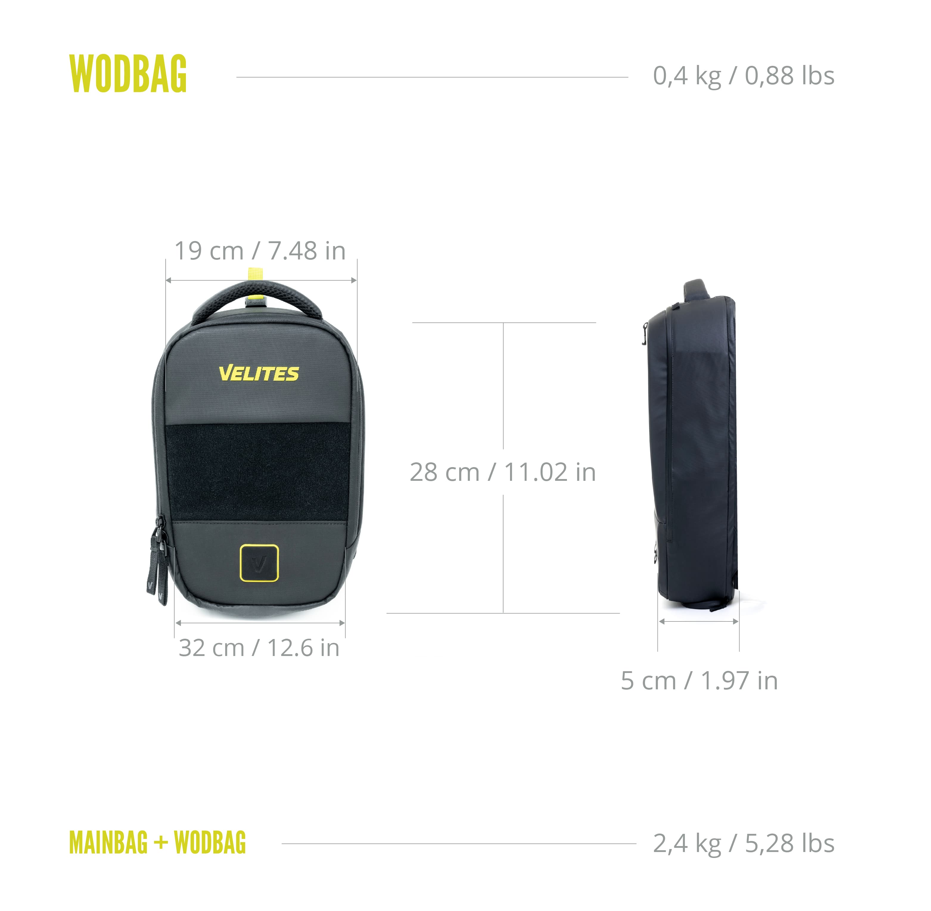 Pack mochila Storm Duradiamond Antracita + Separador + Neceser + Botella isotérmica